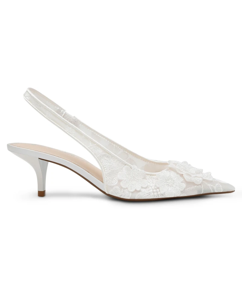 Betsey Johnson Women's Dian Floral Slingback Pumps