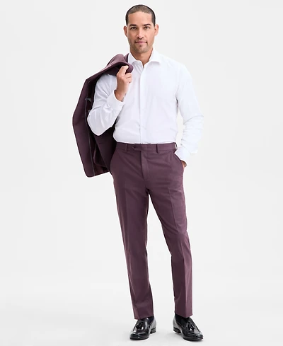 Bar Iii Men's Slim-Fit Solid Wool-Blend Suit Separate Pants, Exclusively at Macy's