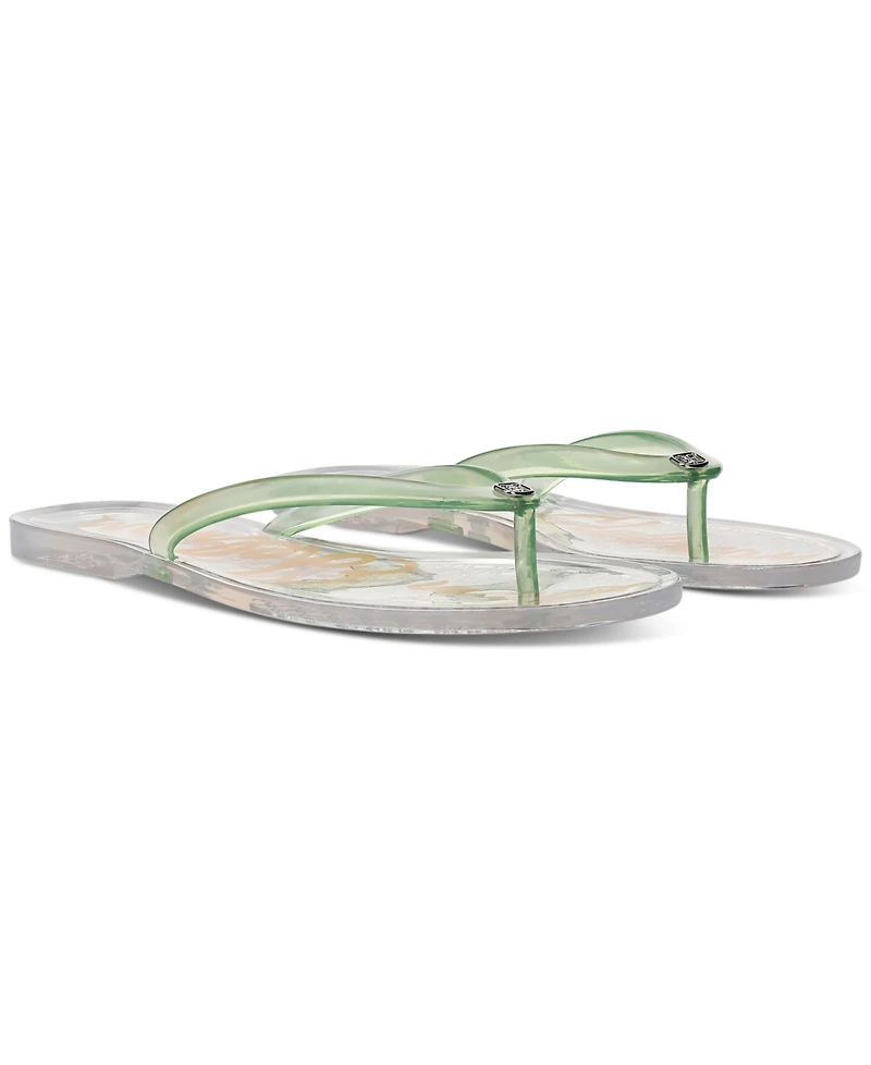 Sam Edelman Women's Dean Jelly Thong Flat Sandals