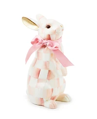 Mackenzie-Childs Rosy Check Standing Bunny Figurine