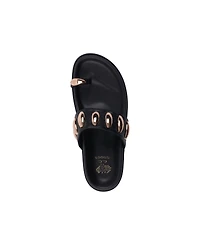 Gc Shoes Women's Sonya Toe Ring Footbed Flat Sandals