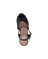 Gc Shoes Women's Mila Embellished Espadrille Wedge Sandals