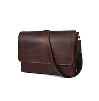 Polaris Leather Messenger Bag