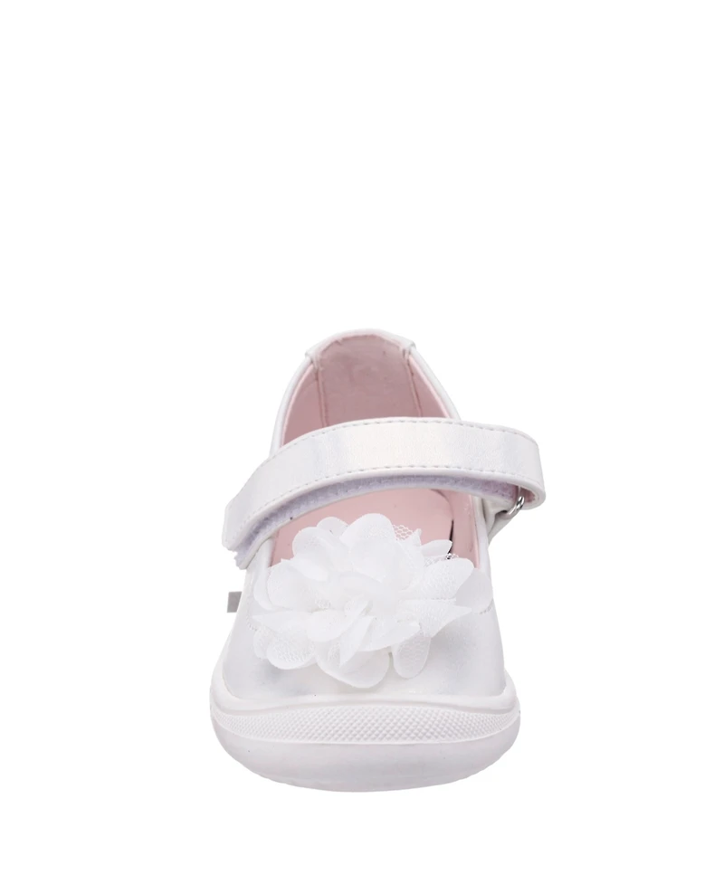 Nina Little Girls Natty Pearlized Round Toe Sneakers