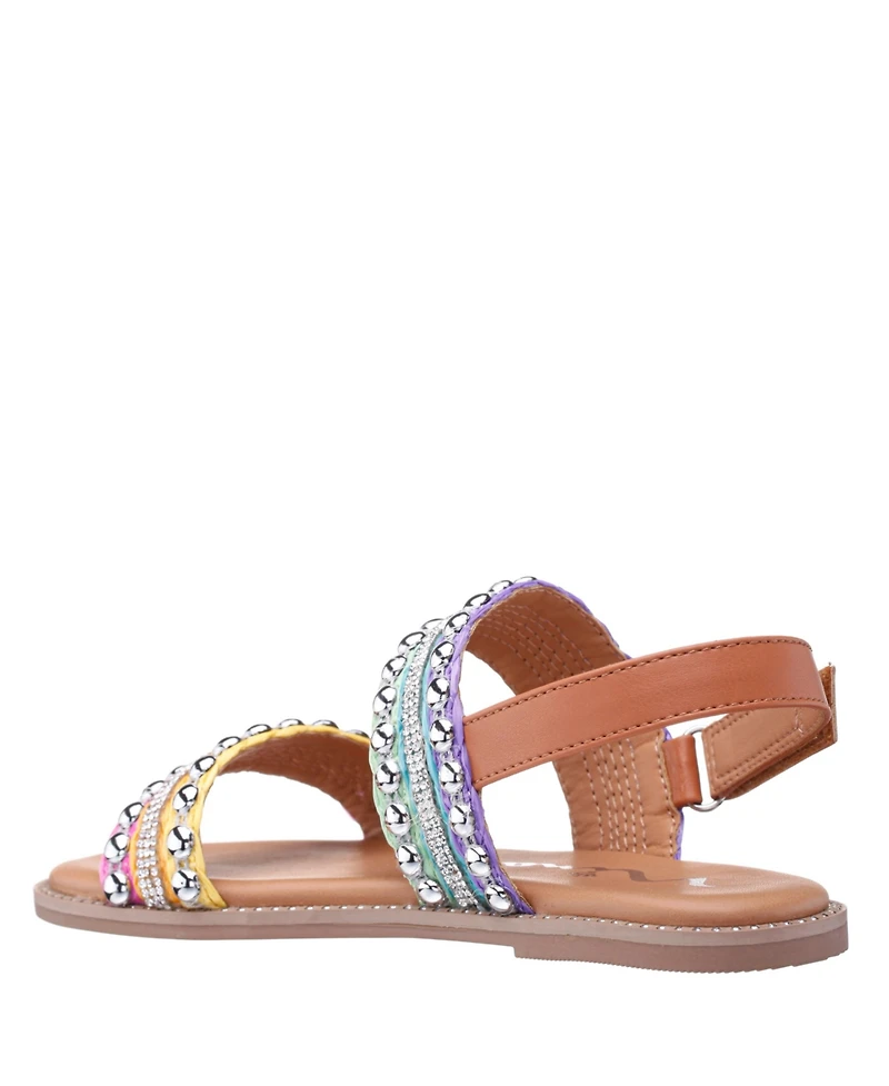 Nina Little Girls Suissa Flat Sandals