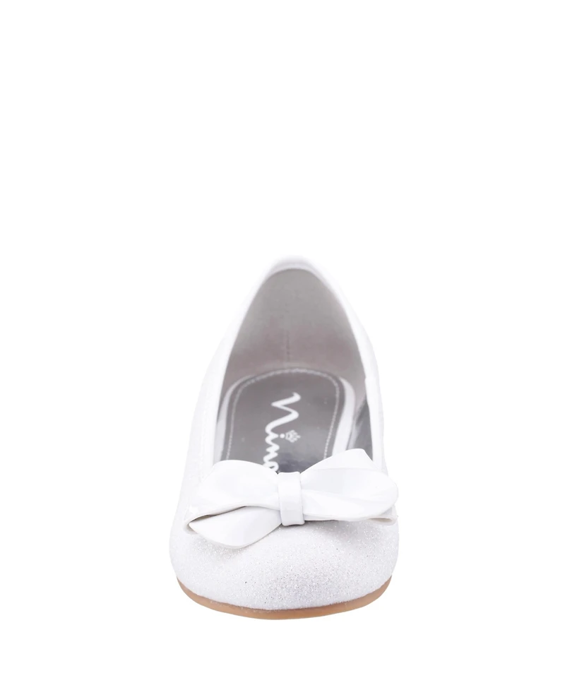 Nina Little Girls Rose Ballet Flat-Shoe Flats
