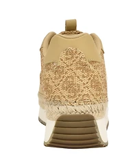 Guess Women's Stefen Lace-Up Platform Espadrille Sneakers
