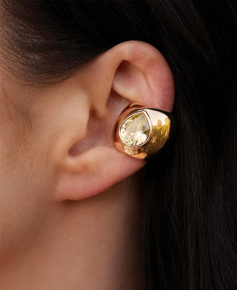 Ettika Bold Crystal Ear Cuff Earrings