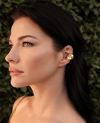 Ettika Bold Crystal Ear Cuff Earrings