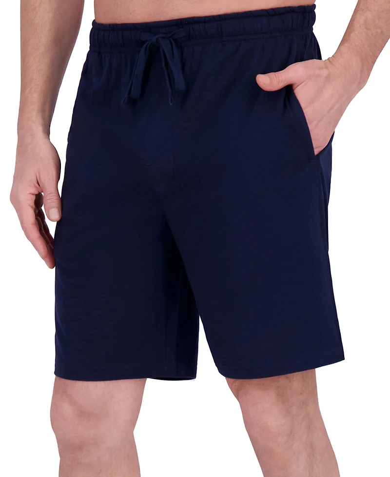 Hanes Platinum Men's Slub Jersey Sleep Shorts, Pack of 2