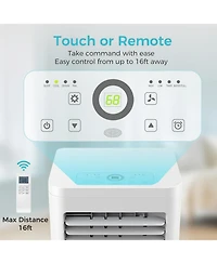 Cowsar 8,000 Btu Portable Ac, 4 Modes, 350sq.ft, Remote & Led, Wheels,Sleep Mode,Home/Dorm
