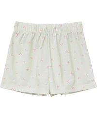 Gerber Toddler Girls 2-Piece Button Up Pajama Shorts Set