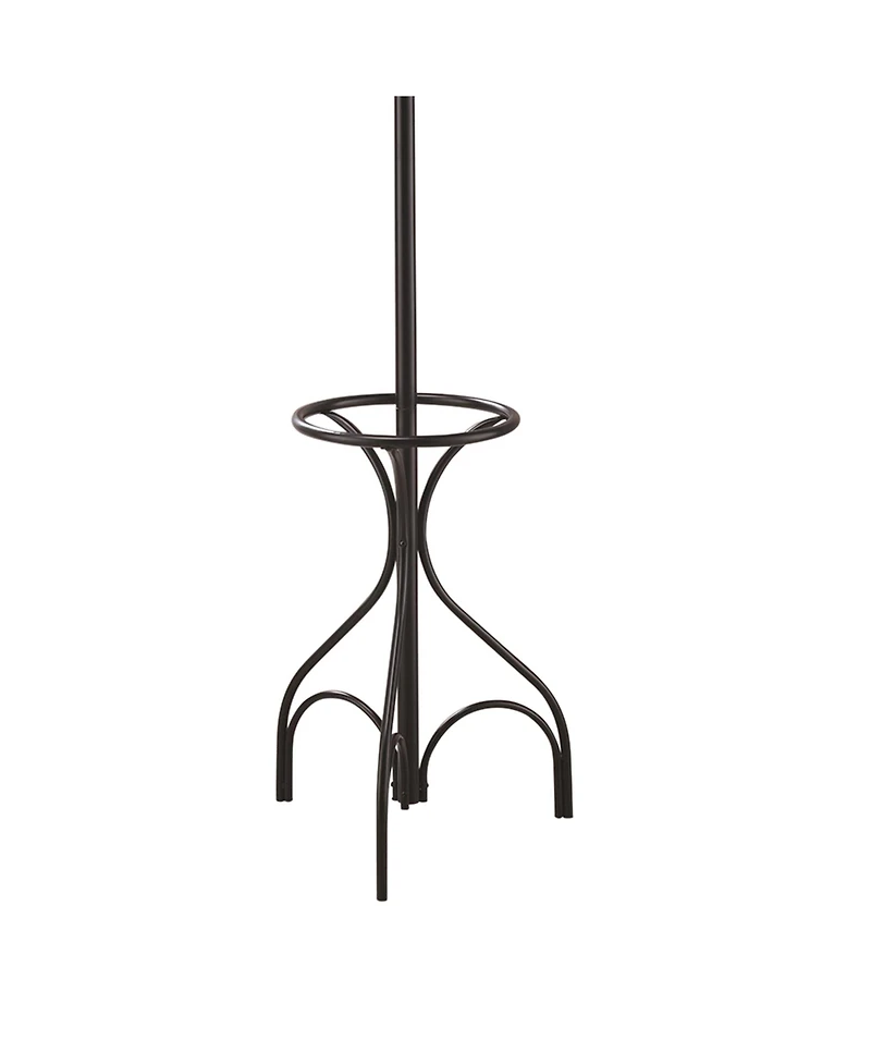 Sturdy Metal Coat and Hat Rack with Integrated Umbrella Storage