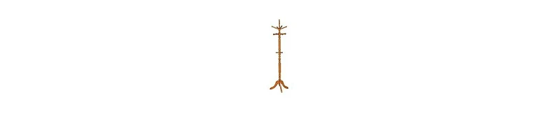 Wooden Coat Rack with Swivel Top – Elegant and Functional Entryway Stand