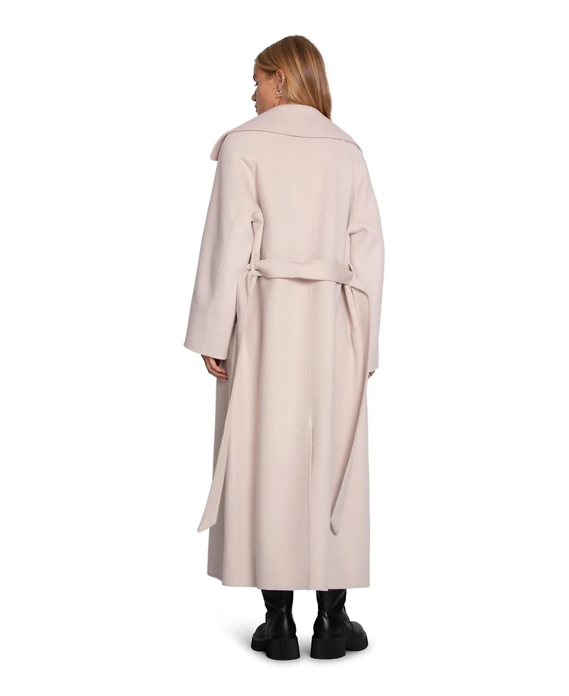 Belle & Bloom Women's Heart To Large Collar Maxi Coat