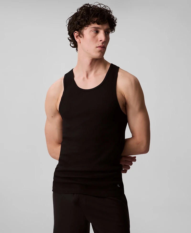 Calvin Klein Men's 3-Pack Cotton Classics Tank Tops