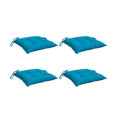 Chair Cushions pcs Light Blue 15.7"x15.7"x2.8" Oxford Fabric