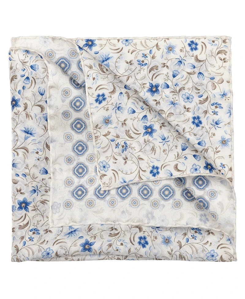 Elizabetta Men's Italo - Double Sided Silk Pocket Square for Men
