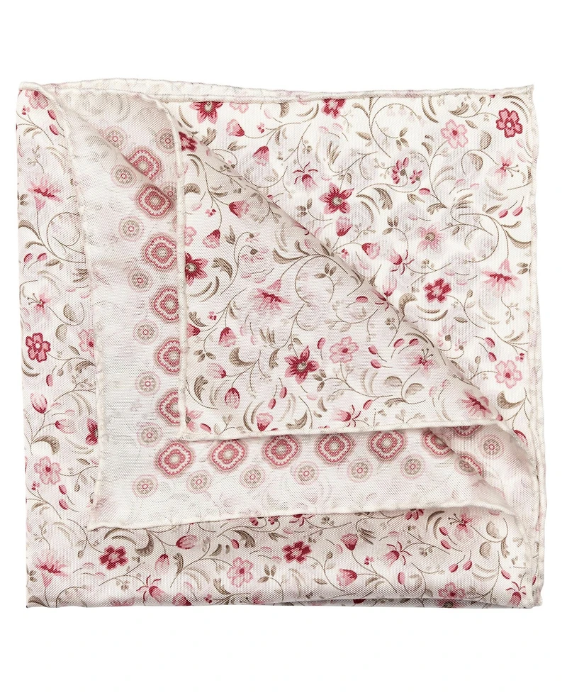 Elizabetta Men's Italo - Double Sided Silk Pocket Square for Men