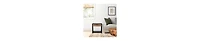 Mango Wood Side Table – Rattan Drawer & Open Shelf Storage