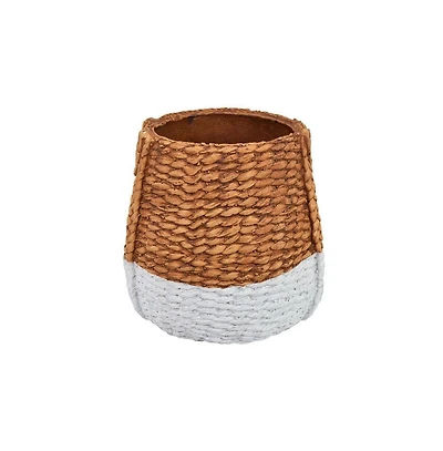 Rope Woven Design Planter for Stylish Indoor & Outdoor Decor