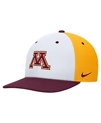 Nike Men's White/Gold Minnesota Golden Gophers Pro Performance Snapback Hat