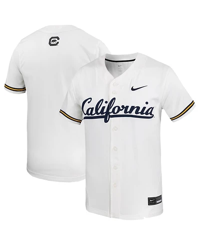 Nike Men's White Cal Bears Replica Baseball Jersey