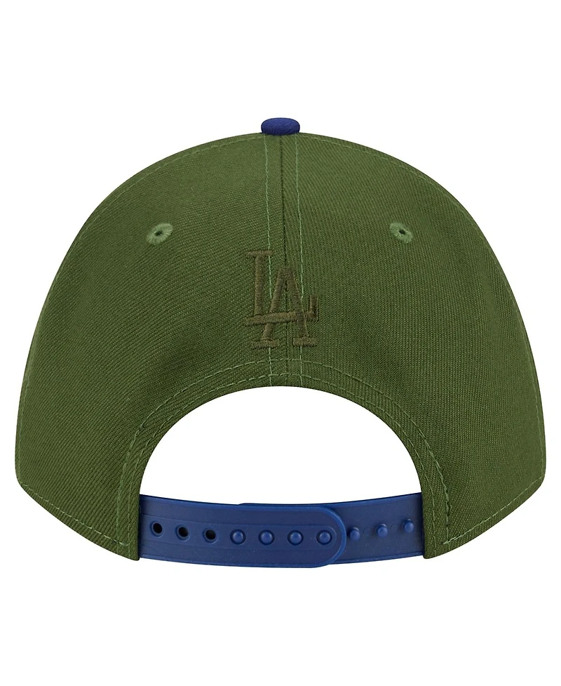 New Era Men's Dark Green Los Angeles Dodgers City Feature 9Forty A-Frame Adjustable Hat