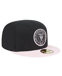 New Era Men's Black Inter Miami Cf 2025 Kickoff 59FIFTY Fitted Hat