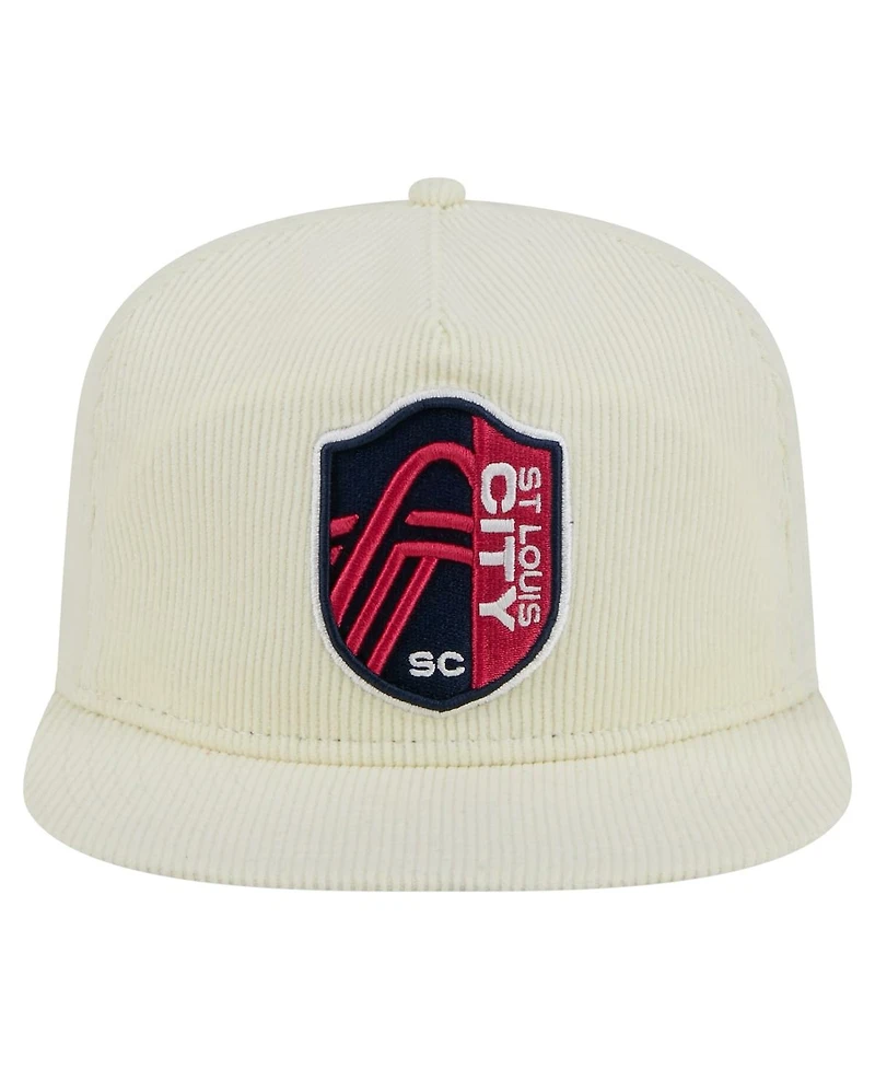 New Era Men's Cream St. Louis City Sc 2025 Kickoff Snapback Golfer Hat