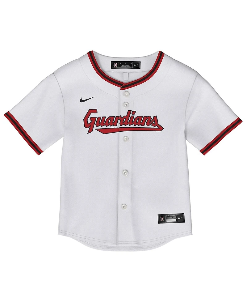 Nike Toddler Jose Ramirez White Cleveland Guardians Home Replica 2.0 Player Jersey