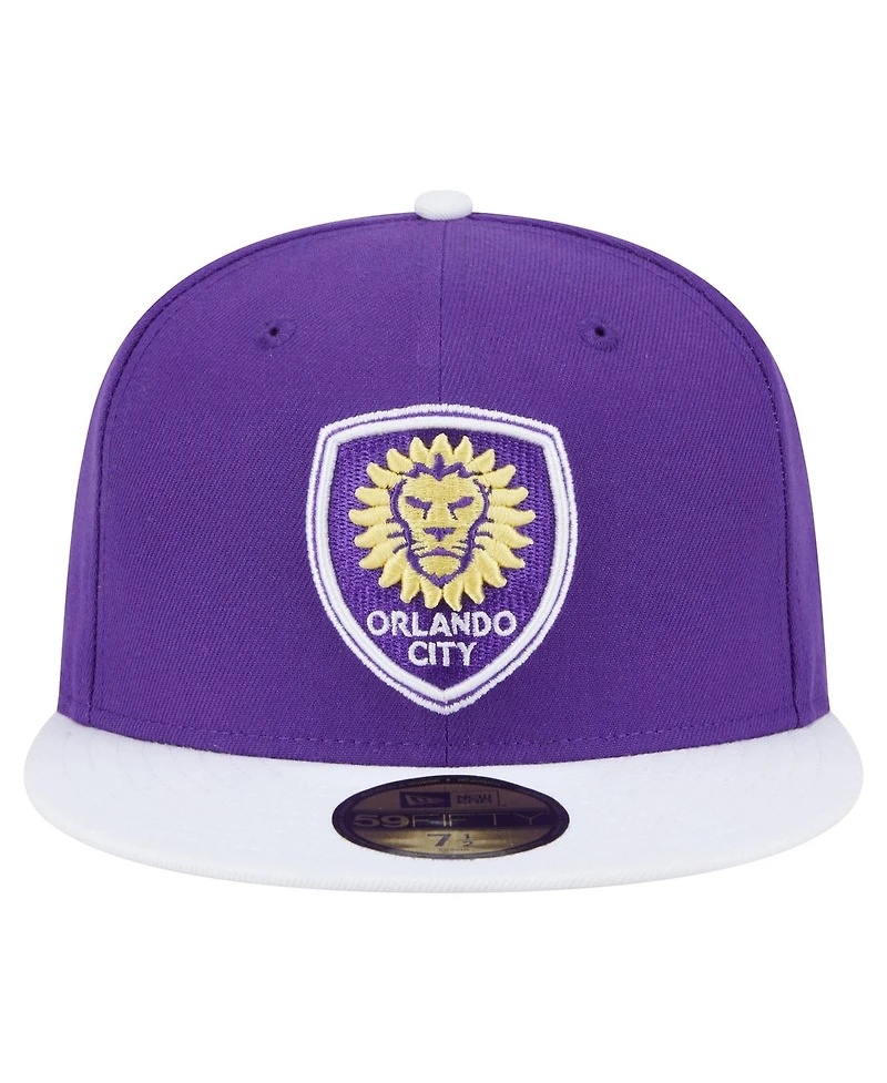 New Era Men's Purple Orlando City Sc 2025 Kickoff 59FIFTY Fitted Hat