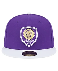 New Era Men's Purple Orlando City Sc 2025 Kickoff 59FIFTY Fitted Hat