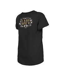 New Era Big Girls Black Lafc Bubble Heart T-Shirt