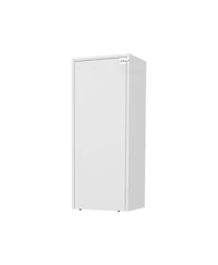 Fm Furniture Rincon Valley Folding Table with Storage, White
