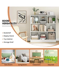 41 Inches 8-Cube Freestanding Bookcase for Kids