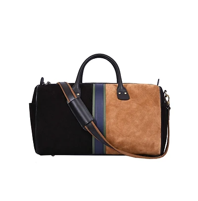 Forge Leather Suede Duffle Bag