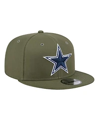 New Era Men's Olive Dallas Cowboys Main 9FIFTY Snapback Hat