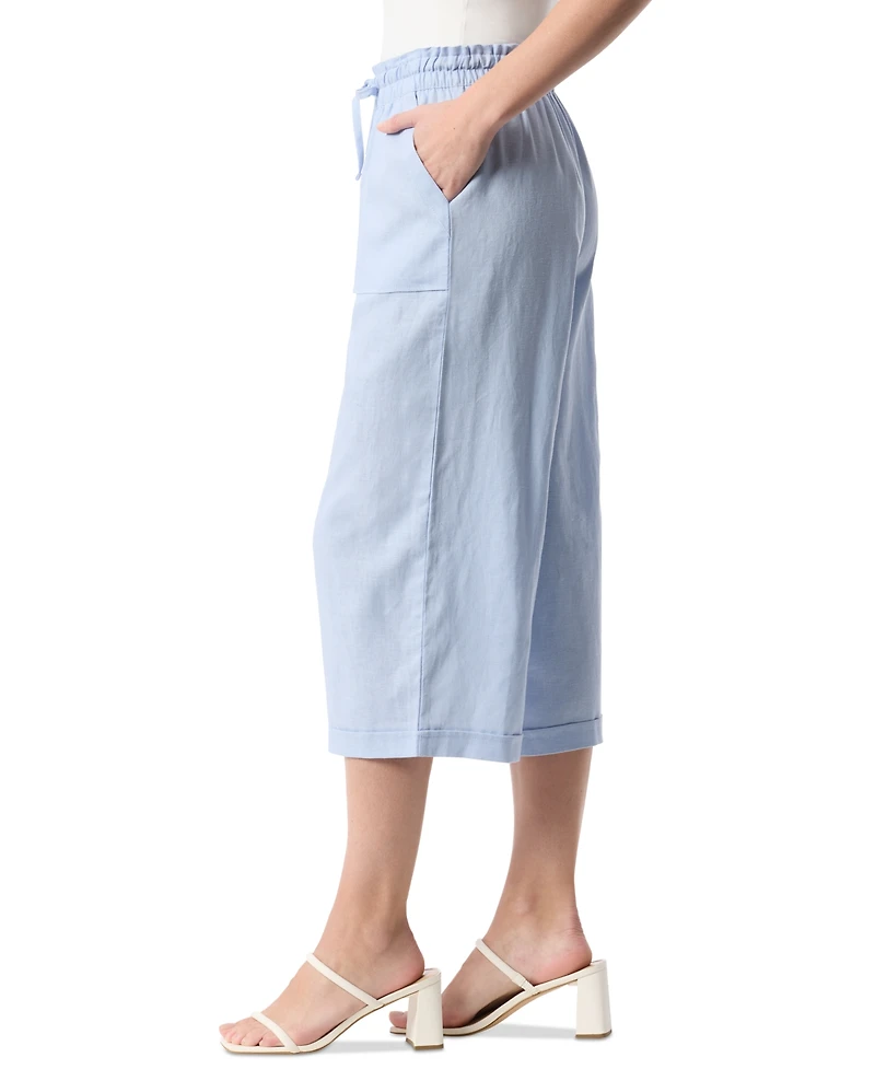 Gloria Vanderbilt Rainey Pull-On Wide-Leg Cropped Pants