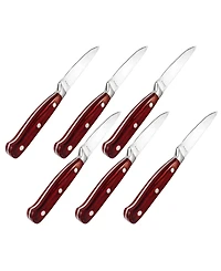 BergHOFF Pakka Wood 9-Piece Steak Carving Knife Set