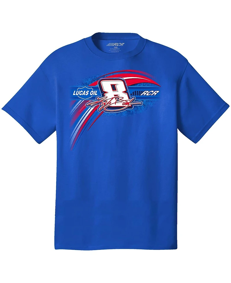 Richard Childress Racing Team Collection Big Boys and Girls Royal Kyle Busch Car T-Shirt