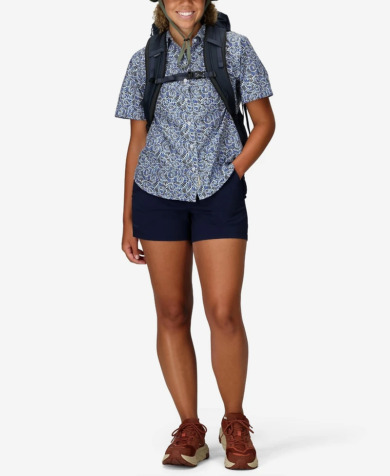 Marmot Women's Air Exchange Novelty Short Sleeve Camp Collar Shirt