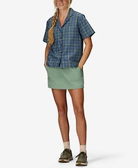 Marmot Women's Air Exchange Upf 40 Camp Novelty Short Sleeve Collar Shirt
