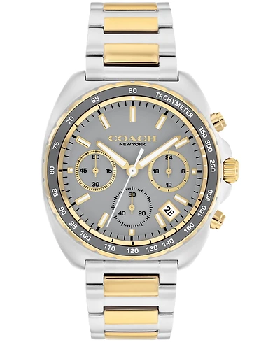 Coach Men's Charter Two-Tone Stainless-Steel Bracelet Watch, 39mm