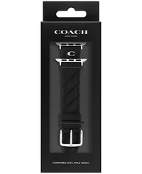 Coach Women's Quilted Silicone Apple Watch Strap 38mm, 40mm