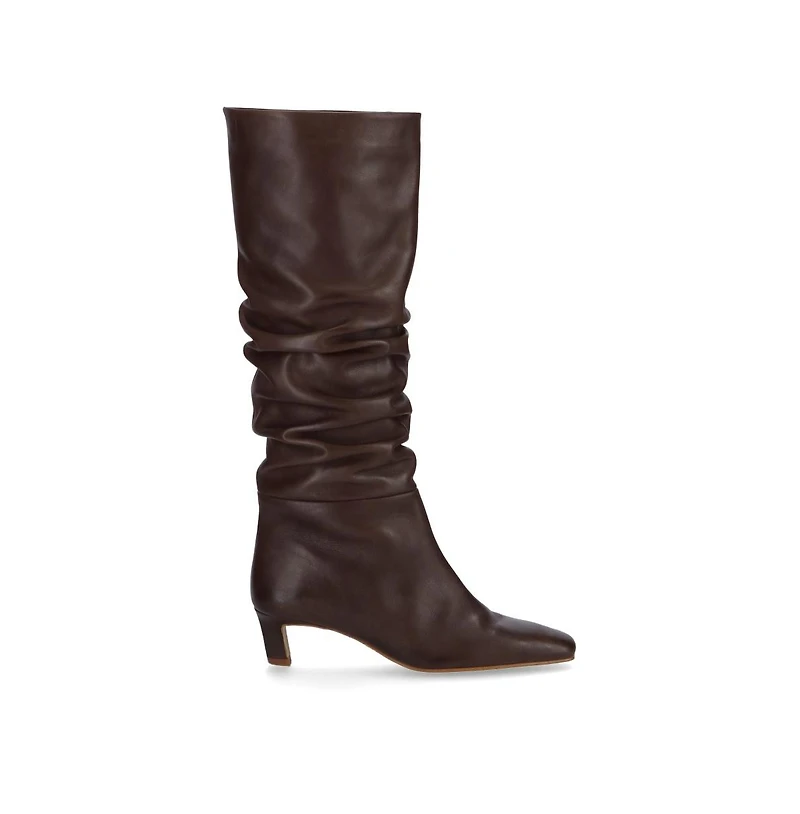 Kalila Brown Leather Boots