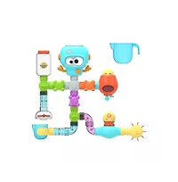 Sperric Toddler Build & Splash Bath Pipe Toys Fun Diy Water Construction Set with Valves & Tubing, Stem Learning Sensory Wall Bath Toys