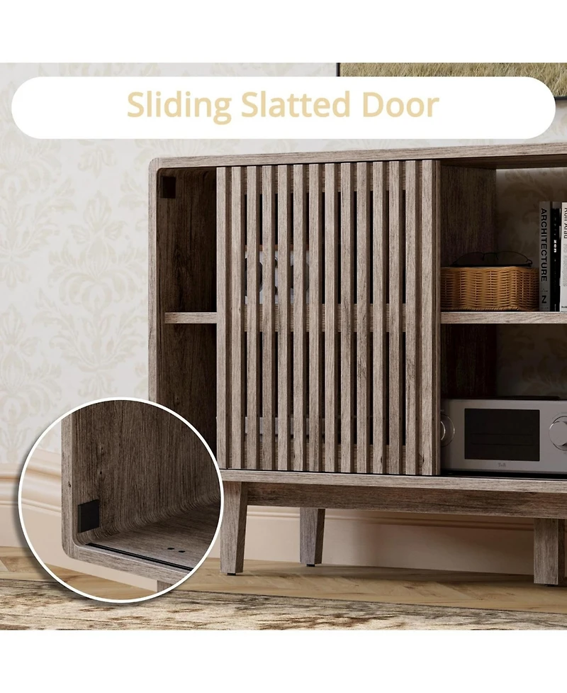 Farmhouse Tv Stand for 55/60/65 inch Tv