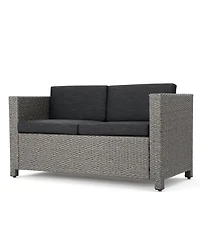 Streamdale Modern 4-Piece Outdoor Wicker Sofa Set with Cushions