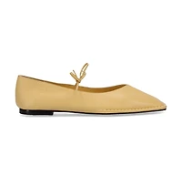 Sway Vanilla Leather Ballet Flats